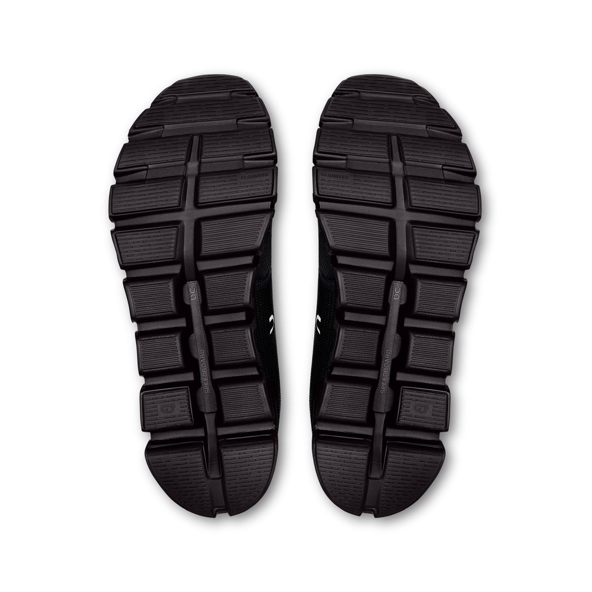 On Running Men's Cloud 6 Wide Shoes - Black / Black