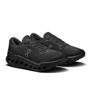 On Running Women's Cloudsurfer Trail 2 Waterproof Shoes - Black / Black